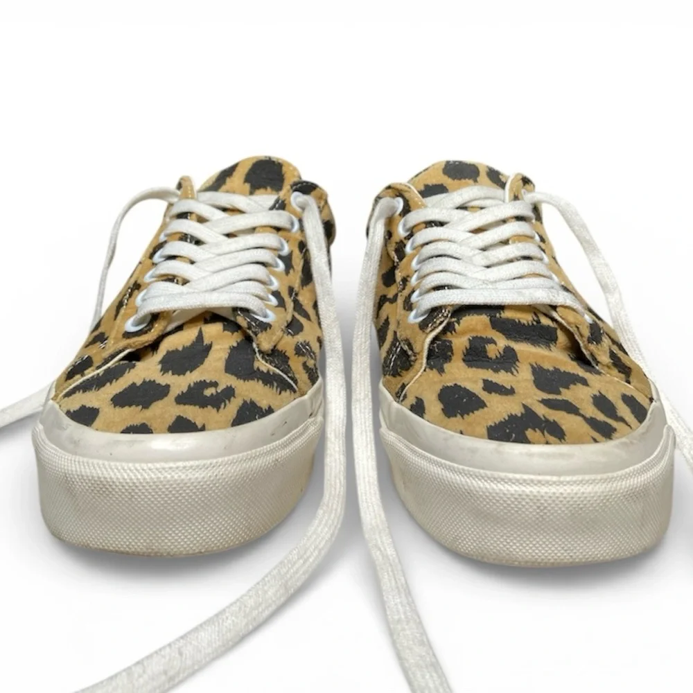 Vans Sid DX 'Anaheim Factory’ Felt Coated Canvas Leopard Lace Up Sneaker